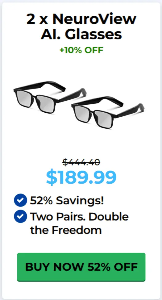 NeuroView AI Glasses best price
